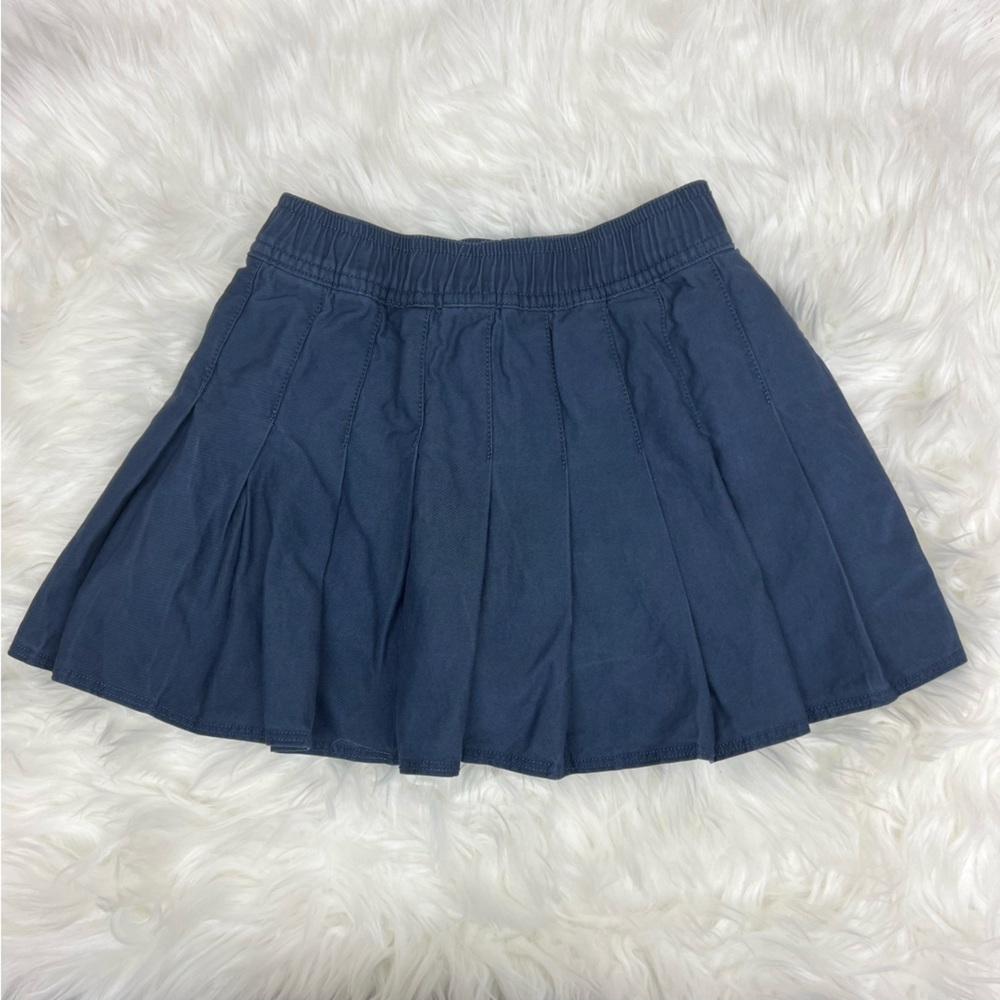 Abercrombie Kids Pleated Twill Skort in Blue Sz 7/8